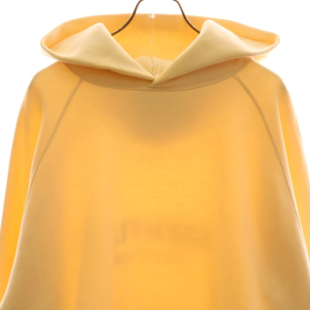 Felpa con cappuccio FEAR OF GOD ESSENTIALS logo gomma pullover beige usata ed4a3911bd79