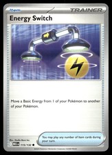ENERGY SWITCH 115/132 LP Mega Evolution Pokemon TCG Lightly Play Common Normal