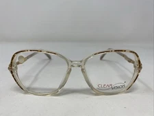 Clear Vision PETITE 19 BROWN MIX 50-14-125 Full Rim Eyeglasses Frame KD09