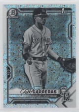 2021 Bowman Chrome Black & White Mini-Diamond Refractor Julio Carreras 0s9t