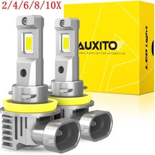 H11 H8 H9 LED Headlight High Low Beam Bulb Super Bright 6500K White 40000LM 2/4X
