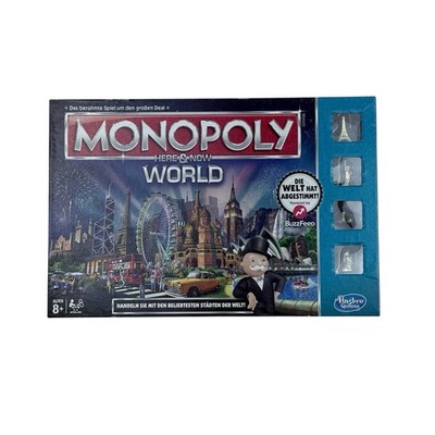 Monopoly Here & Now World Edition Hasbro Gaming Gesellschaftsspiel Brettspiel