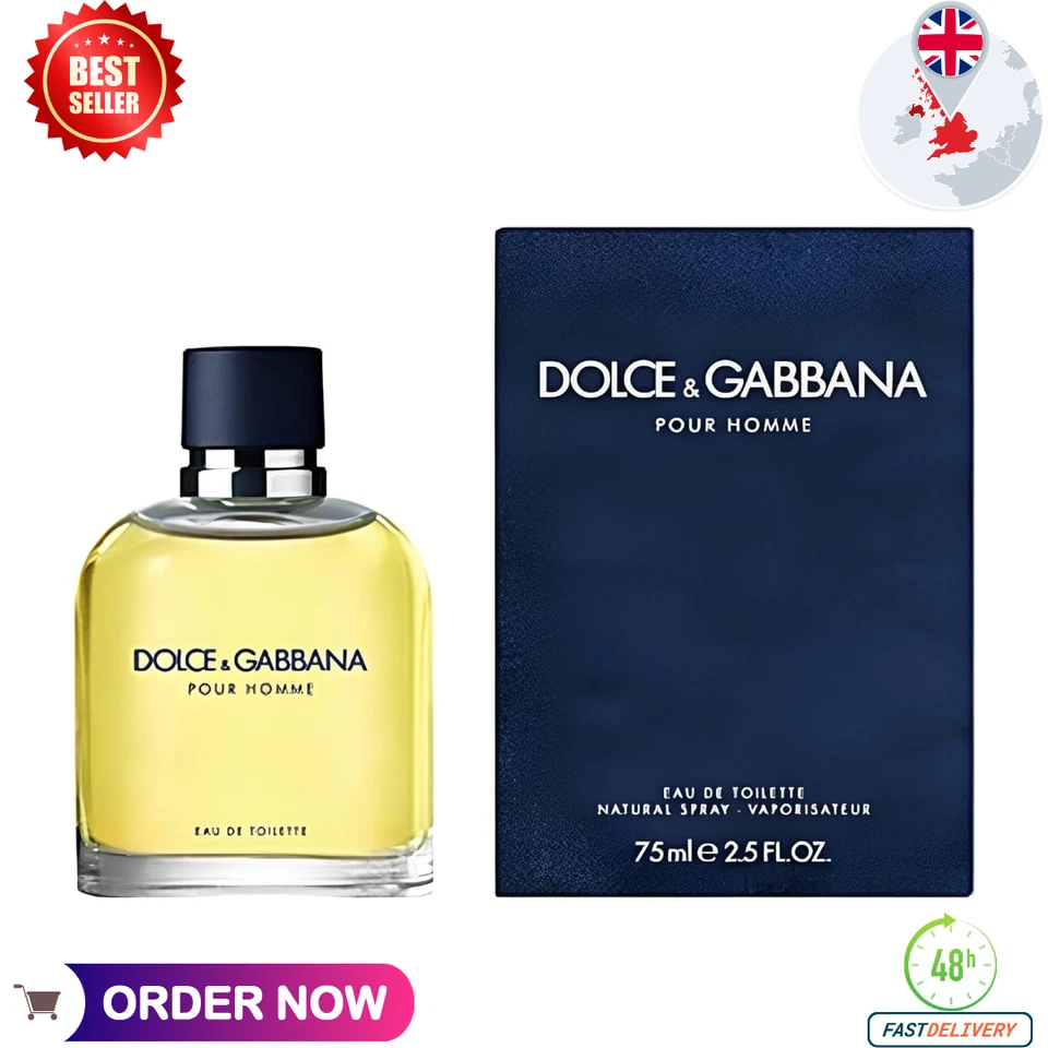 DOLCE&GABBANA Dolce & Gabbana Pour Homme Eau De Toilette Spray (New Version) - 75ml/2.5oz