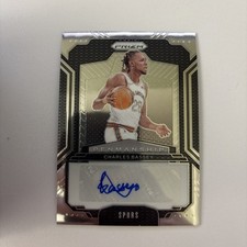 2024-25 Panini Prizm - Penmanship Charles Bassey #PNM-CBS Silver Prizm (AU)