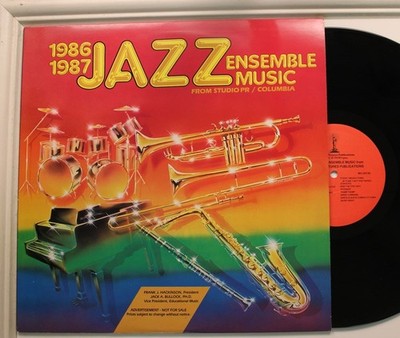 Unknown Artists Lp 1986-1987 Jazz Ensemble Music From Columbia on Vg++ to NM!