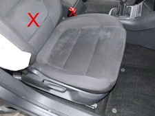 VW Tiguan 5N Sitzgestell Gestell Sitz Beifahrersitz vorne rechts Unterteil Alcan