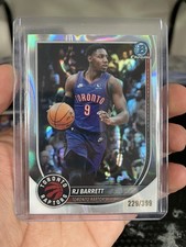 Bowman Chrome 2025 RJ Barrett Toronto Raptors Serial Numbered /399 Basketball