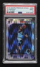 2019-20 NBA Hoops Premium Stock Rookie Variation Flash Prizm Ja Morant PSA 9 6fs