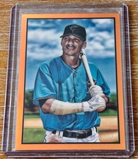 VICTOR MESA JR. 2019 Bowman Heritage CHROME 1953 EDITION ORANGE REFRACTOR #21/25
