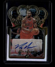 2021-22 Crown Royale Crown Autographs Gold 37 Ron Mercer Auto 7/10