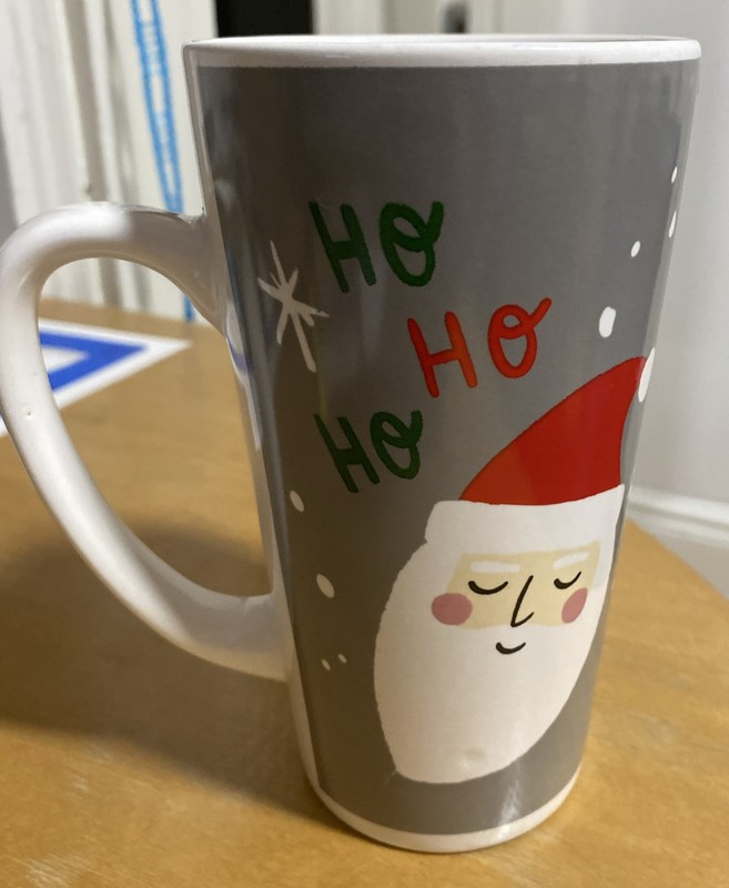 California Pantry 16 Oz Tall Christmas Holiday Mug HO HO HO