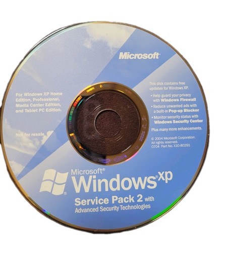 Microsoft Windows XP Service Pack 2 with Advanced Security Technologies ...