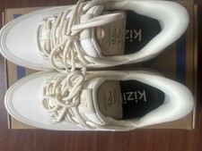 Kizik London AT Pristine Women's White Lace Up Athletic Sneakers 7