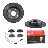 Brembo Bremsscheiben Ø240MM + BremsbelÄGe Hinten FÜR Abarth 500 / 595 695 Fiat