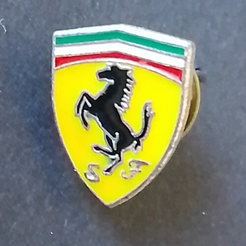 Ferrari , lapel pin FERRARI , 1980s,testa rossa, F40, GTO,GTB,GTS