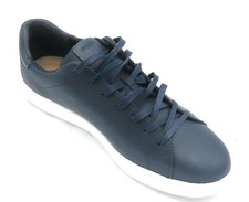 Geox U45GCP sneakers pelle blu-bianco fondo  gomma