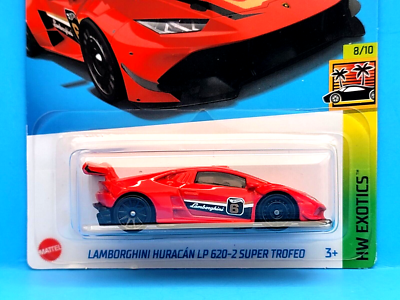 HOT WHEELS - RED - LAMBORGHINI HURACAN LP 620-2 SUPER TROFEO