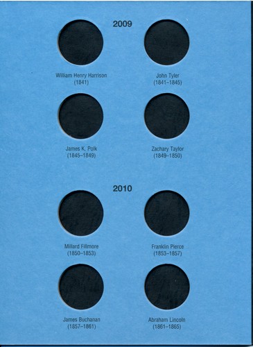 Whitman Coin Folder 2181 Presidential Dollars $1 #1 2007-2011 Album / Book - Picture 4 of 5