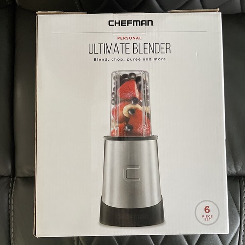 Personal Ultimate Blender Chefman 6 Piece High Powered 240 Watt Travel ...
