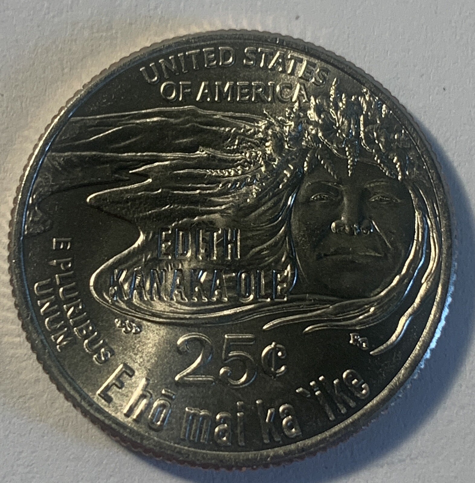2023 P Edith Kanakaole Quarter Multiple Error Coin Strike Through? eBay