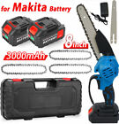 8 inch Electric Mini chainsaw Cordless Handheld Chain Saw W/2 Battery For Makita