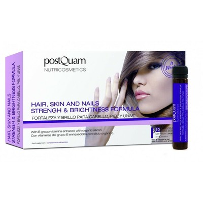 postQuam Drink:Nahrungsergänzungsmittel für Haar,Haut und Nägel 10x25ml Trinkkur