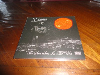 LC JOHNSON - The Sun Sets in the West Rap CD - KOG Big Tef LO KEY THA YG - rare