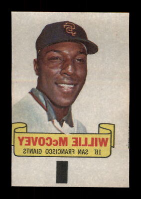 1966 Topps #NNO Willie McCovey Rub-Offs