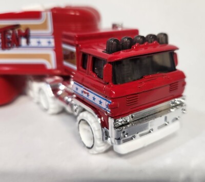 Hot Wheels Stunt Team Semi With Stunt Car Super Rigs Mattel Stuntin Semi No Car