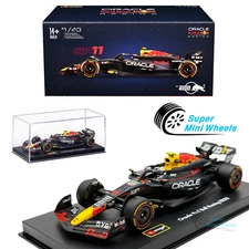 Bburago 1:43 F1 Red Bull Racing RB20 #11 Sergio Perez with Display Case