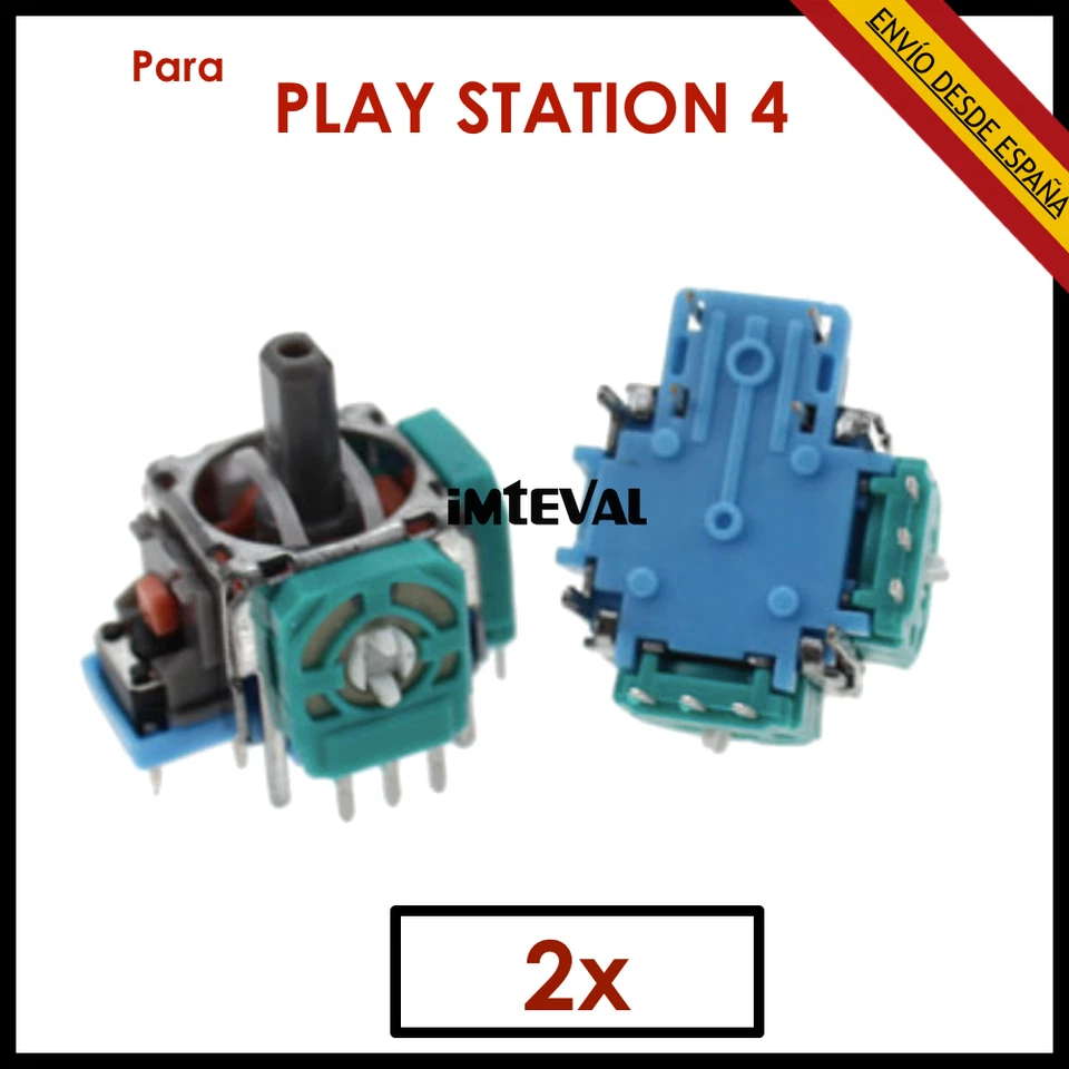2 X MODULO JOYSTICK ANALOGICO PARA PS4 PLAY STATION 4 R3 L3 DE REPUESTO AXIS 3D