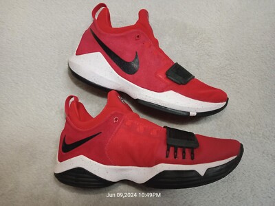 Nike PG1 Paul George University Red Mens Size 9.5 Basketball Shoes