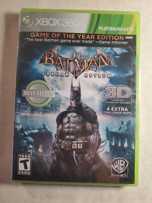 Batman: Arkham Asylum -- Game of the Year Edition (Microsoft Xbox 360, 2010)