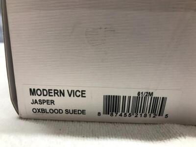 MODERN VICE JASPER Oxblood Suede Leather ANKLE BOOTS Womens 6.5 | eBay