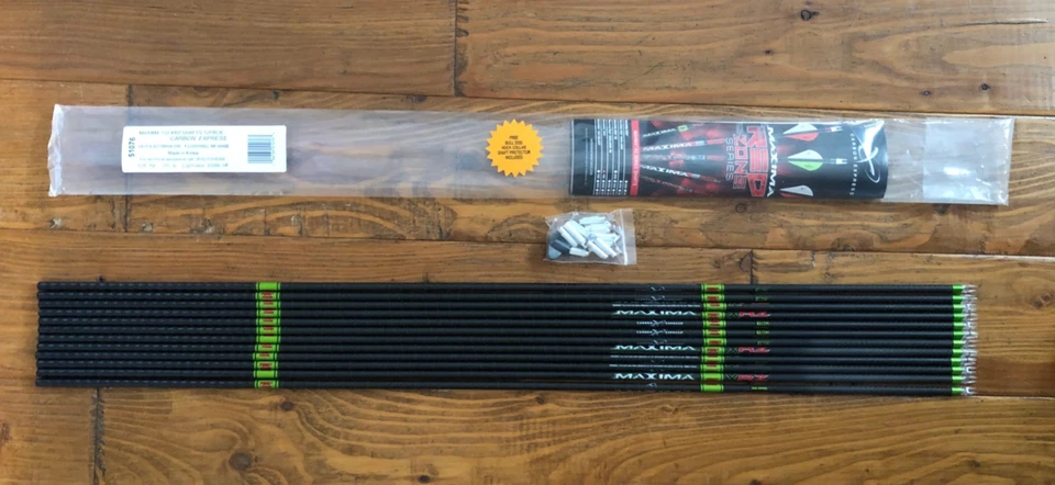 Ejes de flecha Carbon Express Máxima XRZ - Paquete de 12 MPN 51076 (500 LOMO) Foto 4 de 4