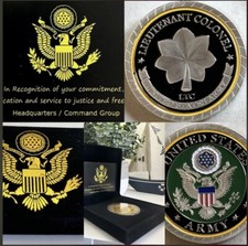 Challenge Coin U.S ARMY LIEUTENANT COLONEL RANK CHALLENGE COIN USA
