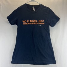 "Sin sabores. Camiseta manga corta Just Vodka con sabor a vodka" - Titos para mujer talla S