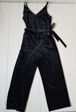 Banana Republic Jumper size 0 Velvet Style Materia Stretch Spaghetti Strap Black