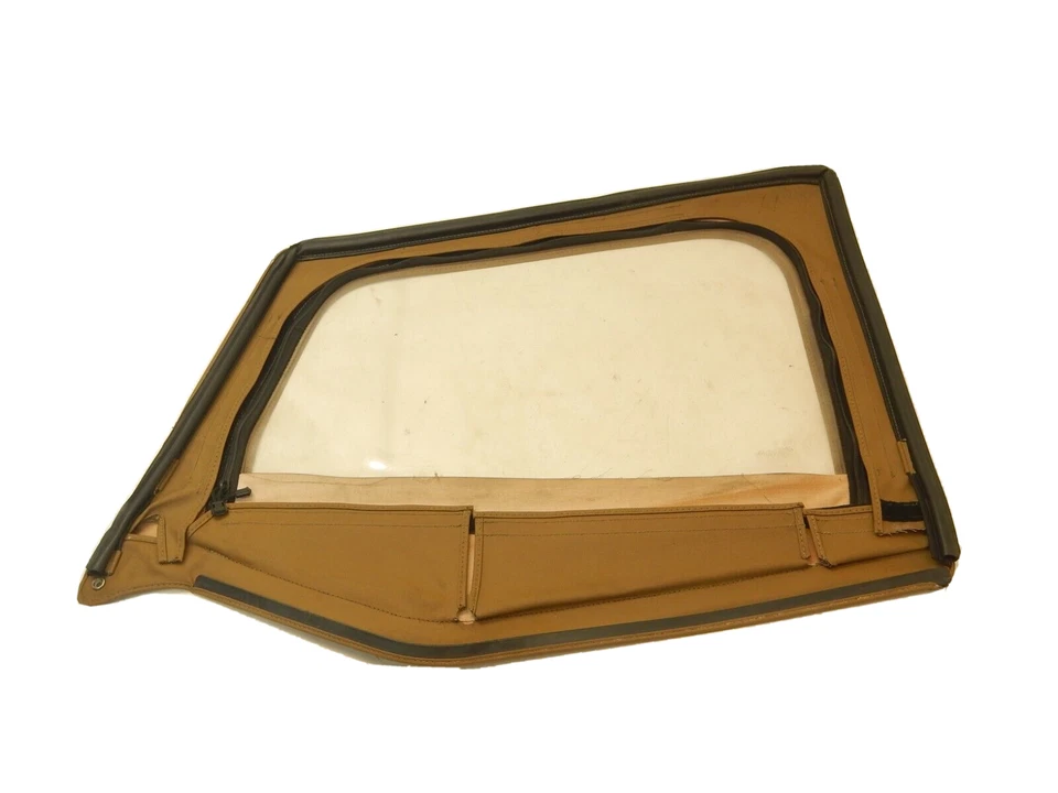 Jeep Wrangler YJ CJ 76-95 Bestop Bronceado Parte Superior Superior Puerta del Pasajero Recubrimiento Tela Foto 3 de 4