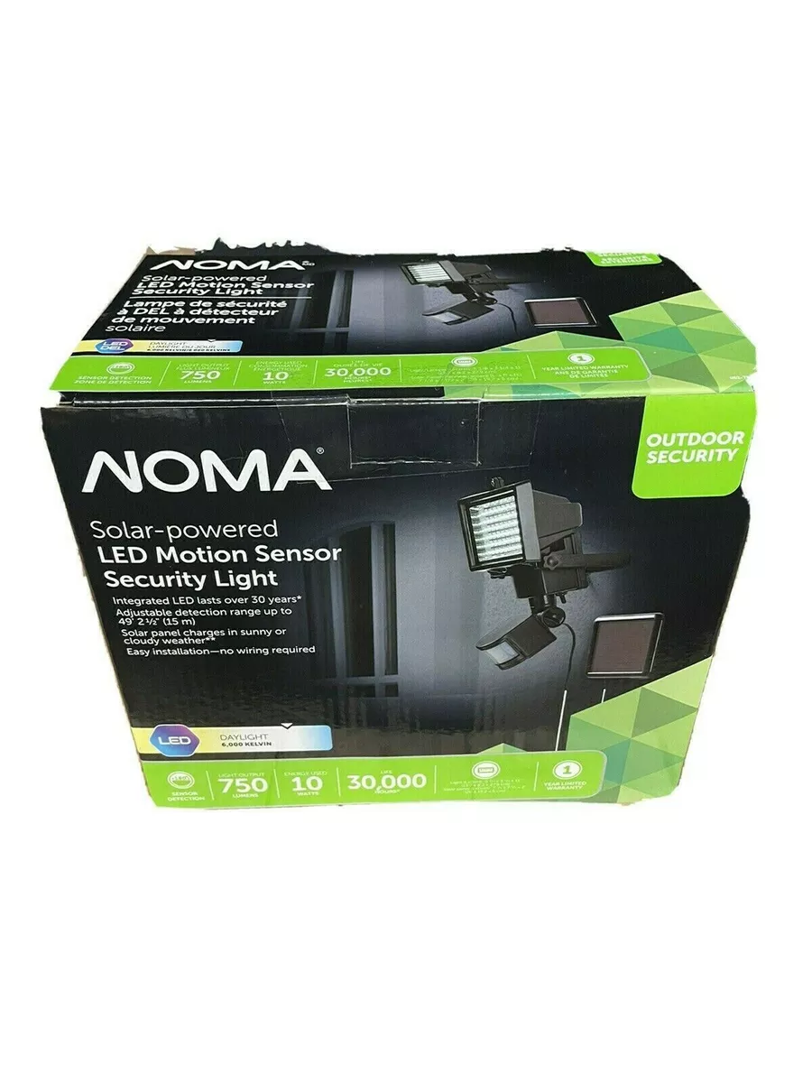 Noma solar powered led clearance motion sensor