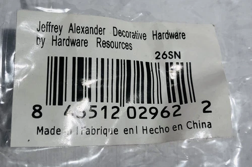 Lot Of 26 Jeffrey Alexander 26SN Sedona 1” Satin Nickel Cabinet Door Drawer Knob - Picture 5 of 8