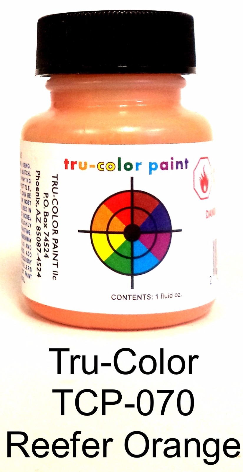 Tru-Color TCP-070 Reefer Orange 1 oz Paint Bottle | eBay