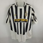 Juventus Soccer Jersey FC Football Club Italy Nike Striped SS Shirt Mens XL