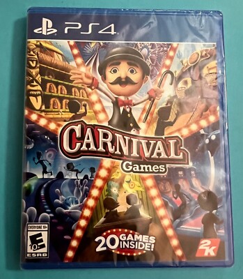 Carnival Games (Sony PlayStation 4, 2018) New/Sealed