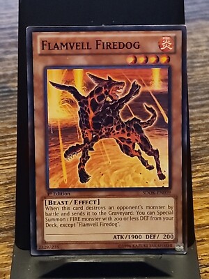 Flamevell Firedog - 1st Edition - Yugioh Fire Monster - Vintage