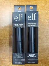 2 Pack: e.l.f. Wow Brow Gel Fiber Infused - Deep Brown - (12C 83574)