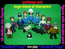 Postman Pat Figures SDS - PAT_ALF_TED_AJ_GOGGINS_BEN_JESS_PC SELBY_SHEEPS -