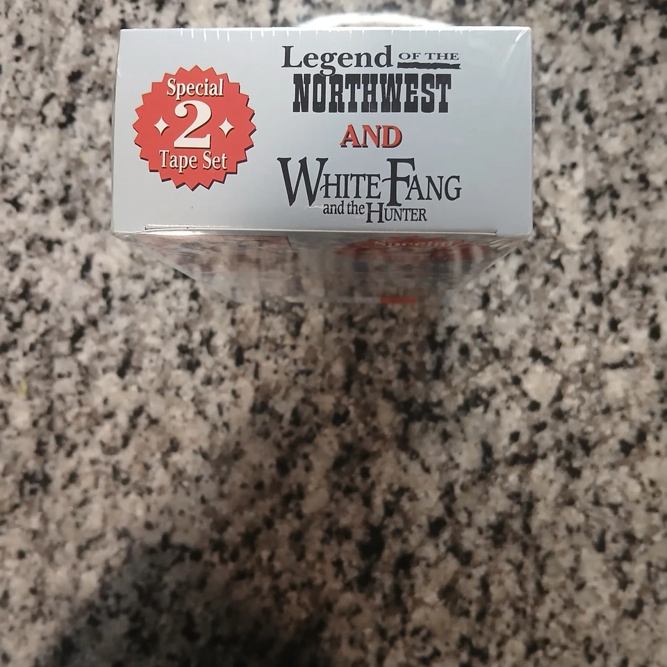VHS Unopened Films Legend Of The Northwest AND White Fang And The Hunter Foto 3 de 3