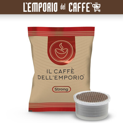 200 Kapseln Il Caffè Dell' Emporio kompatibel Lavazza Espresso Point Strong Red