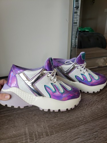 flame platform shoes